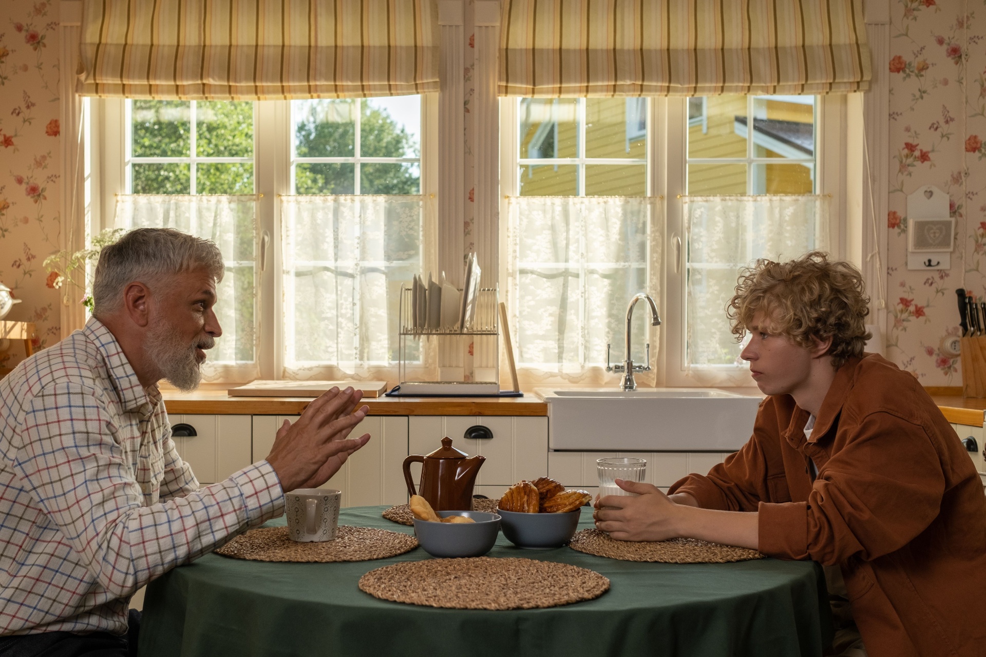 Grandparent spending time with family